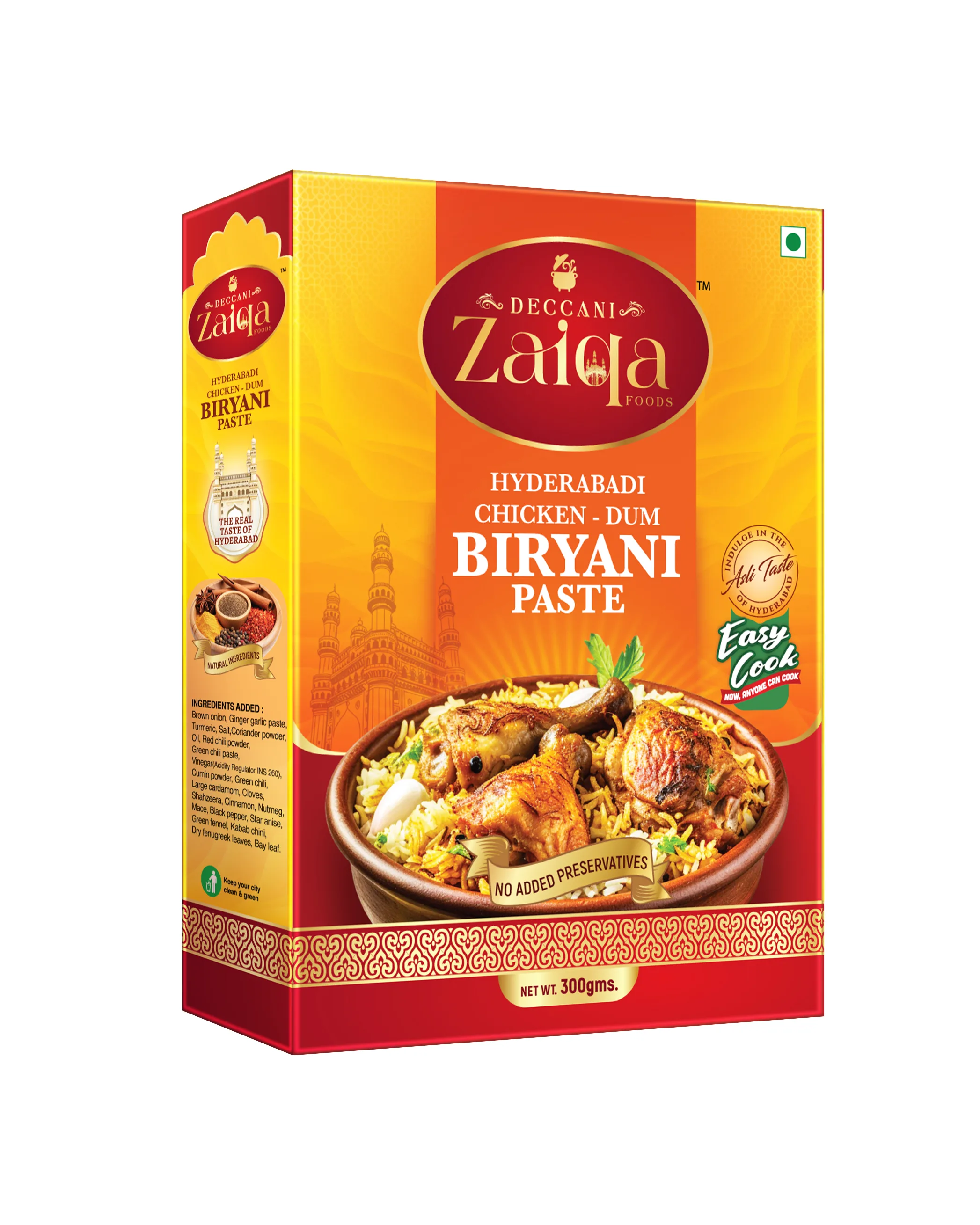 HYDERABADI CHICKEN DUM BIRYANI PASTE - 300g